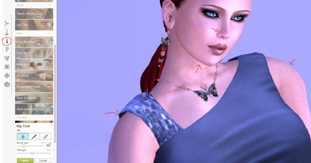 6. Touch UP - Nip Tuck - Using Melt as Liquify