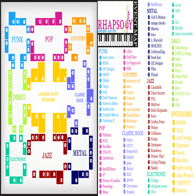 Rhapsody Event Map