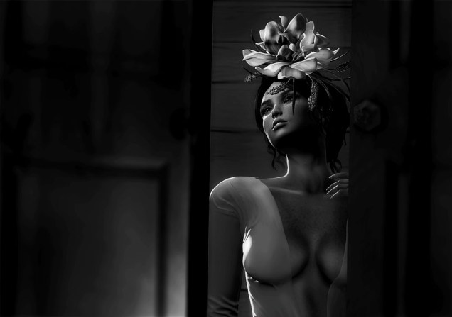 1 Lilies and Lavender in Black & White sm